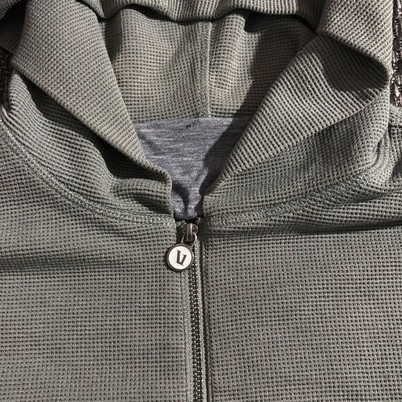 Vuori performance waffle zip hoodie - Picture 5 of 9